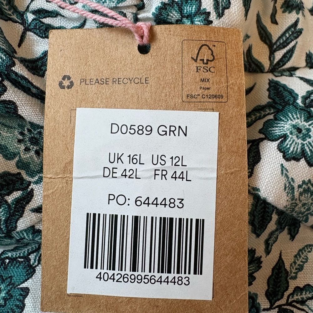 BODEN LINEN MINI SHIFT DRESS - Picture 6 of 9